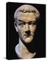 Roman Civilization Bust of Gaius Julius Caesar Germanicus also known as Caligula, Roman Emperor-null-Stretched Canvas