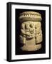 Roman Civilization, Cinerary Urn with Relief Decoration Showing Banquet, from Aquileia, Italy-null-Framed Giclee Print