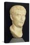 Roman Civilization Head of Tiberius from Roselle, Domus of the Mosaics, Tuscany Region, Italy-null-Stretched Canvas