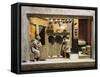 Roman Civilization, Model Reconstruction of Roman Wine Shop-null-Framed Stretched Canvas