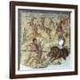 Roman Civilization, Mosaic Depicting Boar Hunting Scene-null-Framed Giclee Print