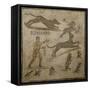 Roman Civilization, Mosaic Depicting Hunting Scene-null-Framed Stretched Canvas