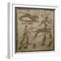 Roman Civilization, Mosaic Depicting Hunting Scene-null-Framed Giclee Print
