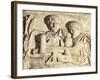 Roman Civilization, Plaster Cast of Trajan's Column, Roman Carpenters at Work-null-Framed Giclee Print