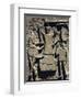 Roman Civilization, Relief Depicting Operation of Mill, from Ostia Antica, Italy-null-Framed Giclee Print