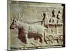 Roman Civilization, Relief Depicting Travel Scene, from Vaison-La-Romaine, France-null-Mounted Giclee Print