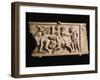 Roman Civilization Relief Depicting Work in Fields-null-Framed Giclee Print