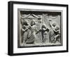 Roman Civilization, Relief of Theatre Scene from Comedy 'Andria'-Publius Terentius Afer-Framed Giclee Print