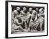 Roman Civilization, Relief Portraying Children Playing with Nuts, Detail from Sarcophagus-null-Framed Giclee Print