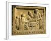 Roman Civilization, Relief Portraying Feast, from Cologne, Germany-null-Framed Giclee Print