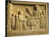 Roman Civilization, Relief Portraying Feast, from Cologne, Germany-null-Stretched Canvas