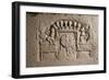 Roman Civilization, Relief Portraying Feast-null-Framed Giclee Print