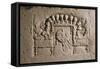 Roman Civilization, Relief Portraying Feast-null-Framed Stretched Canvas