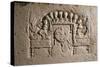 Roman Civilization, Relief Portraying Feast-null-Stretched Canvas