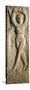 Roman Civilization, Relief Portraying Female Dancer, from Pest, Hungary-null-Stretched Canvas