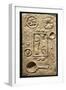 Roman Civilization, Relief Portraying Food Laid Out on Table, from Timgad, Algeria-null-Framed Giclee Print