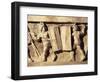 Roman Civilization, Relief Portraying Gladiator Fight, from Preturo, L'Aquila Province, Detail-null-Framed Giclee Print