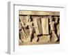 Roman Civilization, Relief Portraying Gladiator Fight, from Preturo, L'Aquila Province, Detail-null-Framed Giclee Print
