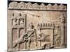 Roman Civilization, Relief Portraying Gladiators and Lions Fighting in Circus-null-Mounted Giclee Print