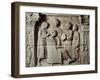 Roman Civilization, Relief Portraying Lady Having Her Hair Styled, from Neumagen-Dhron, Germany-null-Framed Giclee Print