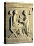 Roman Civilization, Relief Portraying Ophthalmologist Examining Patient-null-Stretched Canvas