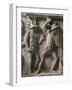 Roman Civilization, Relief with Scenes of Gladiatorial Combat and Games-null-Framed Giclee Print