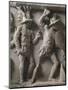 Roman Civilization, Relief with Scenes of Gladiatorial Combat and Games-null-Mounted Giclee Print