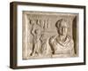 Roman Civilization, Sign for Tiberius Julius Vitale'S, Relief from Villa Albani, Rome-null-Framed Giclee Print