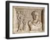 Roman Civilization, Sign for Tiberius Julius Vitale'S, Relief from Villa Albani, Rome-null-Framed Giclee Print