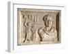 Roman Civilization, Sign for Tiberius Julius Vitale'S, Relief from Villa Albani, Rome-null-Framed Giclee Print