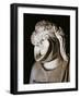 Roman Civilization, Statue of Actor with Comic Mask and Crown, Detail-null-Framed Giclee Print