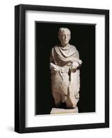 Roman Civilization, Statue of Gaul Soldier, from Avignon, France-null-Framed Premium Giclee Print