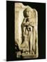 Roman Civilization, Stele Depicting Child and Rooster, from Bordeaux, France-null-Mounted Giclee Print