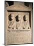Roman Civilization, Stele of Cornelii Family from Rome-null-Mounted Giclee Print