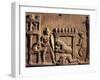 Roman Civilization, Terracotta Relief Depicting Hunting Scene in Circus-null-Framed Giclee Print