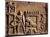 Roman Civilization, Terracotta Relief Depicting Hunting Scene in Circus-null-Mounted Giclee Print