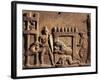 Roman Civilization, Terracotta Relief Depicting Hunting Scene in Circus-null-Framed Giclee Print