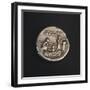 Roman Coin Depicting Voting in Comitia, Roman Coins-null-Framed Giclee Print