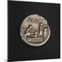 Roman Coin Depicting Voting in Comitia, Roman Coins-null-Mounted Giclee Print