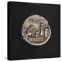 Roman Coin Depicting Voting in Comitia, Roman Coins-null-Stretched Canvas