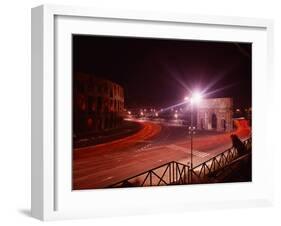 Roman Colosseum and Arch of Constantine-null-Framed Photographic Print
