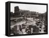 Roman Colosseum and Surrounding Ruins-Bettmann-Framed Stretched Canvas