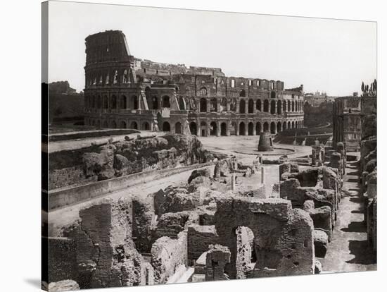 Roman Colosseum and Surrounding Ruins-Bettmann-Stretched Canvas