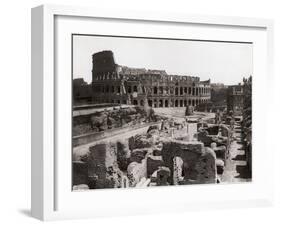 Roman Colosseum and Surrounding Ruins-Bettmann-Framed Premium Photographic Print