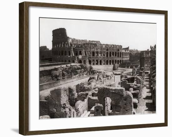 Roman Colosseum and Surrounding Ruins-Bettmann-Framed Photographic Print