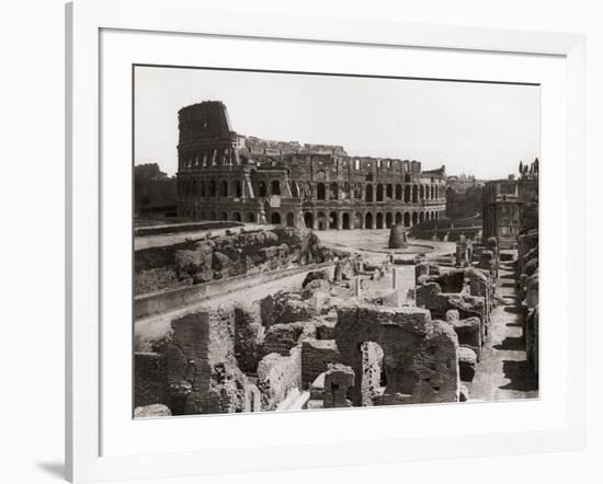 Roman Colosseum and Surrounding Ruins-Bettmann-Framed Photographic Print