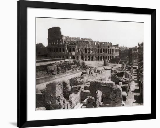 Roman Colosseum and Surrounding Ruins-Bettmann-Framed Photographic Print