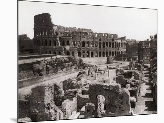 Roman Colosseum and Surrounding Ruins-Bettmann-Mounted Photographic Print