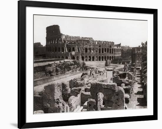 Roman Colosseum and Surrounding Ruins-Bettmann-Framed Photographic Print