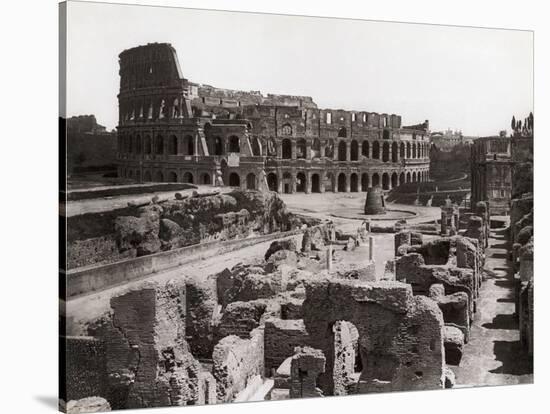 Roman Colosseum and Surrounding Ruins-Bettmann-Stretched Canvas